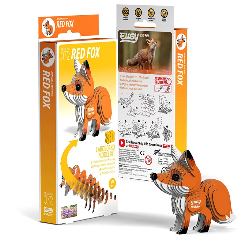 sticky EUGY Róka 3D puzzle