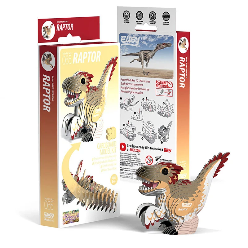 sticky EUGY Raptor 3D puzzle