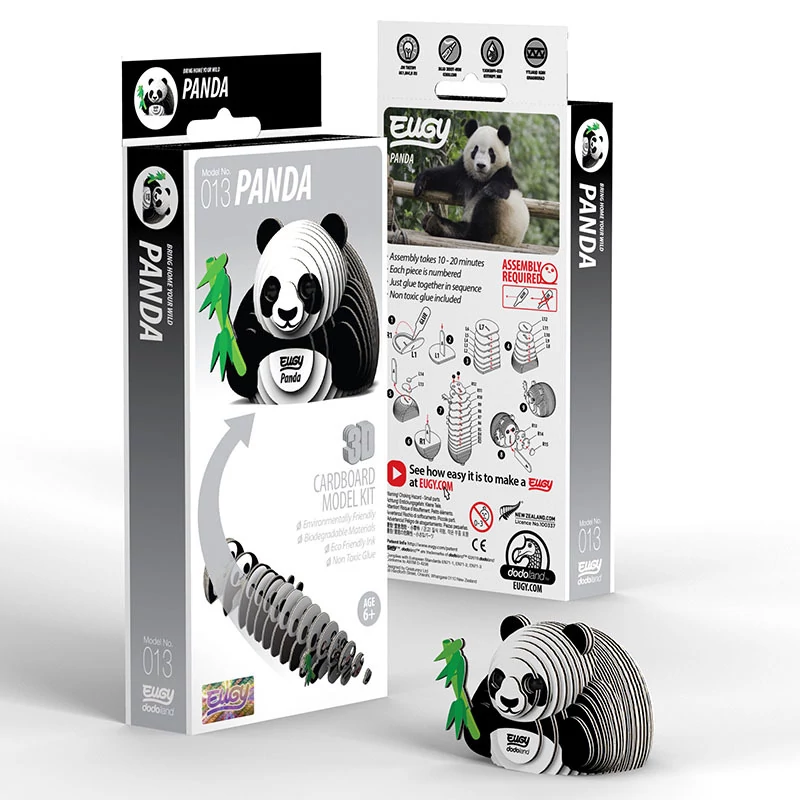 sticky EUGY Panda 3D puzzle