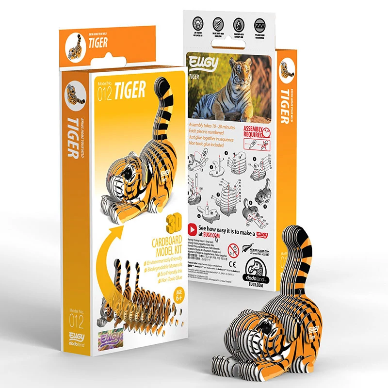 sticky EUGY Tigris 3D puzzle