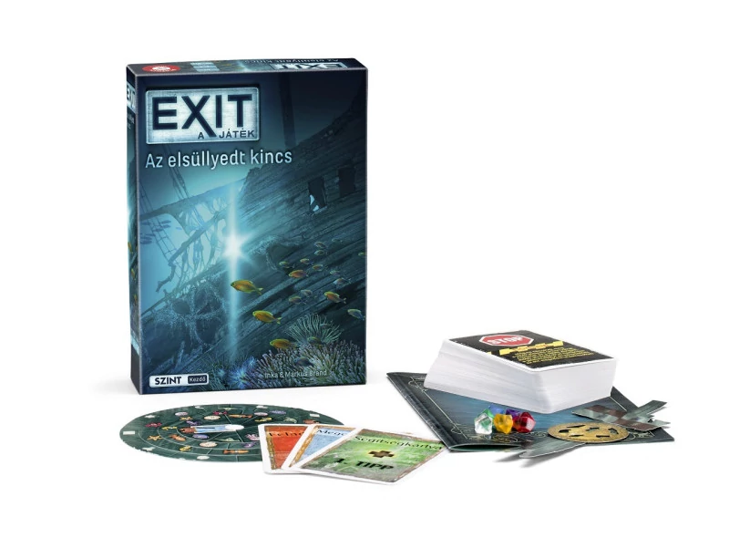 sticky Exit 8. Az elsüllyedt kincs szabaduló társasjáték