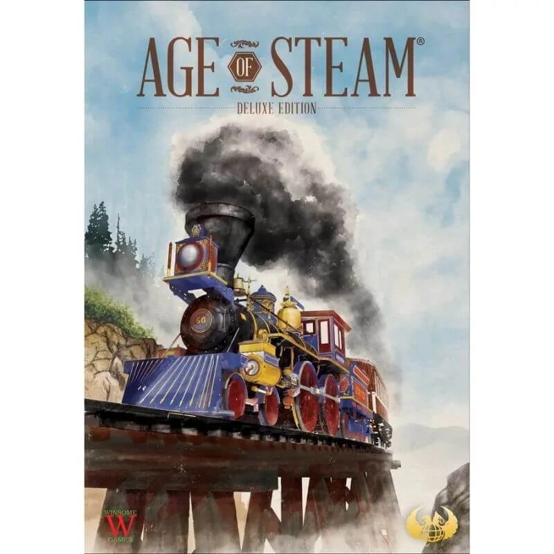 sticky Age of Steam Deluxe Magyarország & Finnország térképei társasjáték, kiegészítő, angol nyelvű