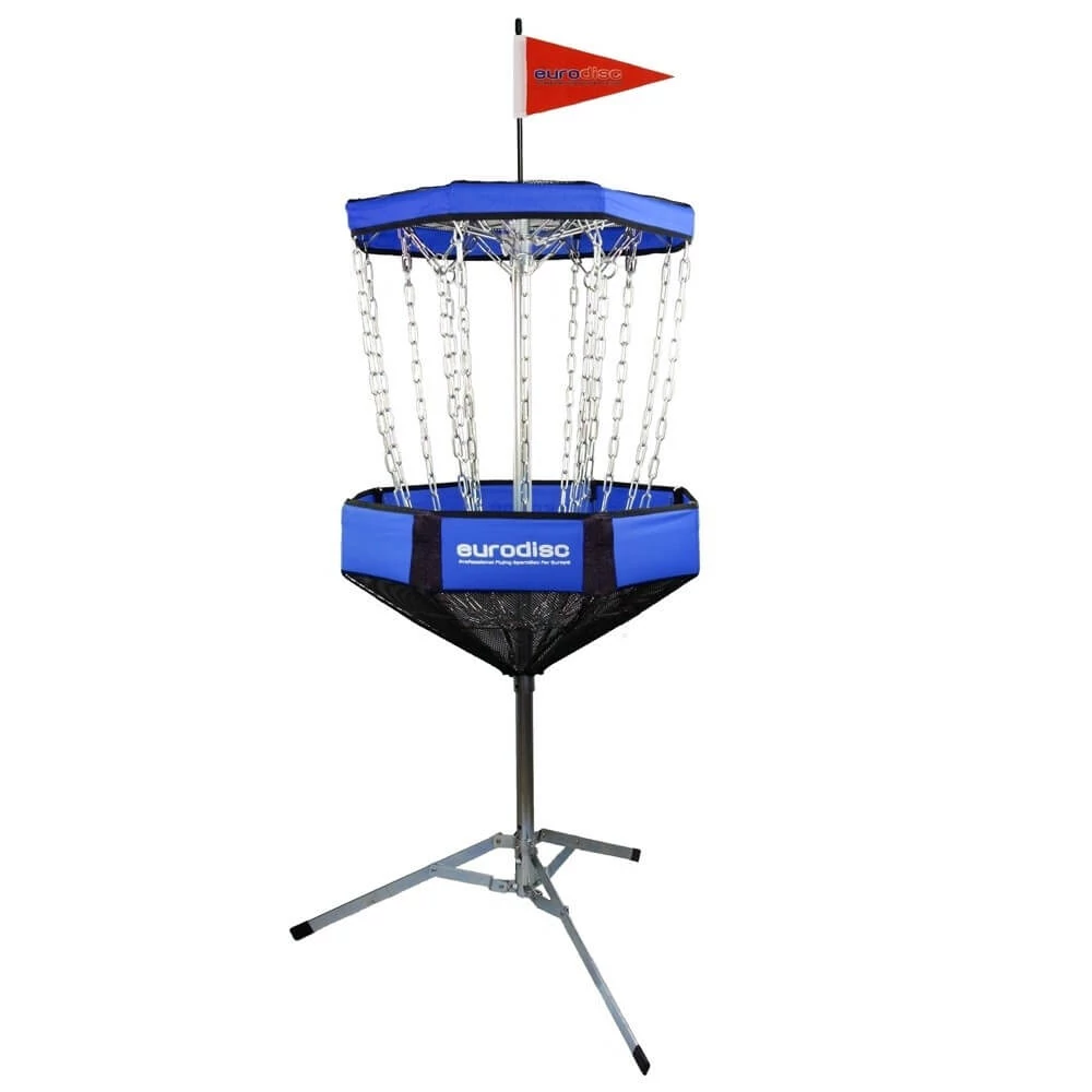 sticky Eurodisc Chainwalker mobil golf frizbi kosár, kék