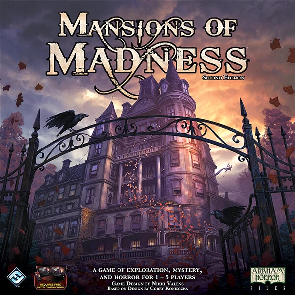 sticky Mansions of Madness társasjáték (második kiadás), angol nyelvű