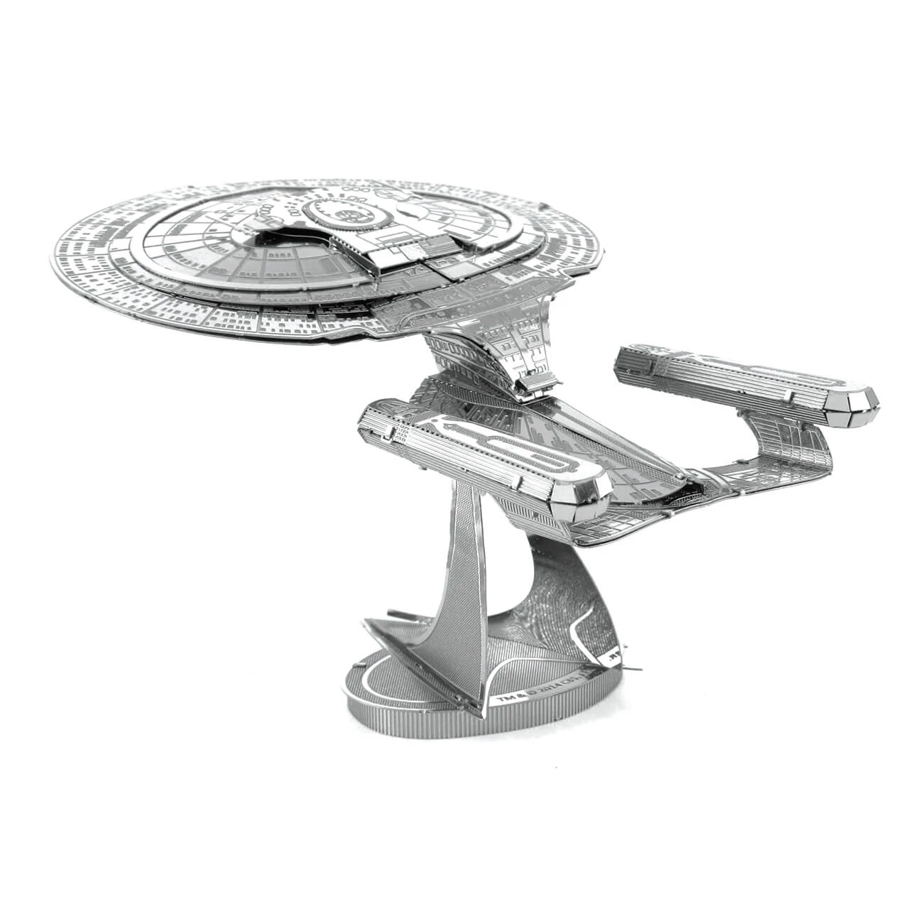 sticky Metal Earth STAR TREK USS Enterprise  NCC-1701D - lézervágott acél makettező szett