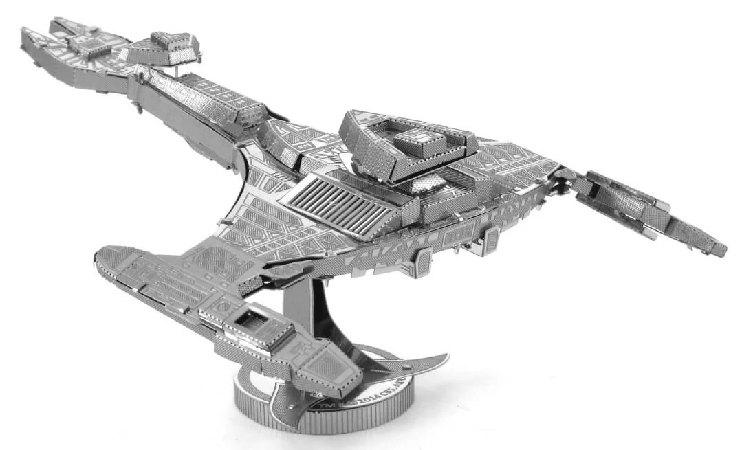 sticky Metal Earth STAR TREK Klingon VORCHA - lézervágott acél makettező szett