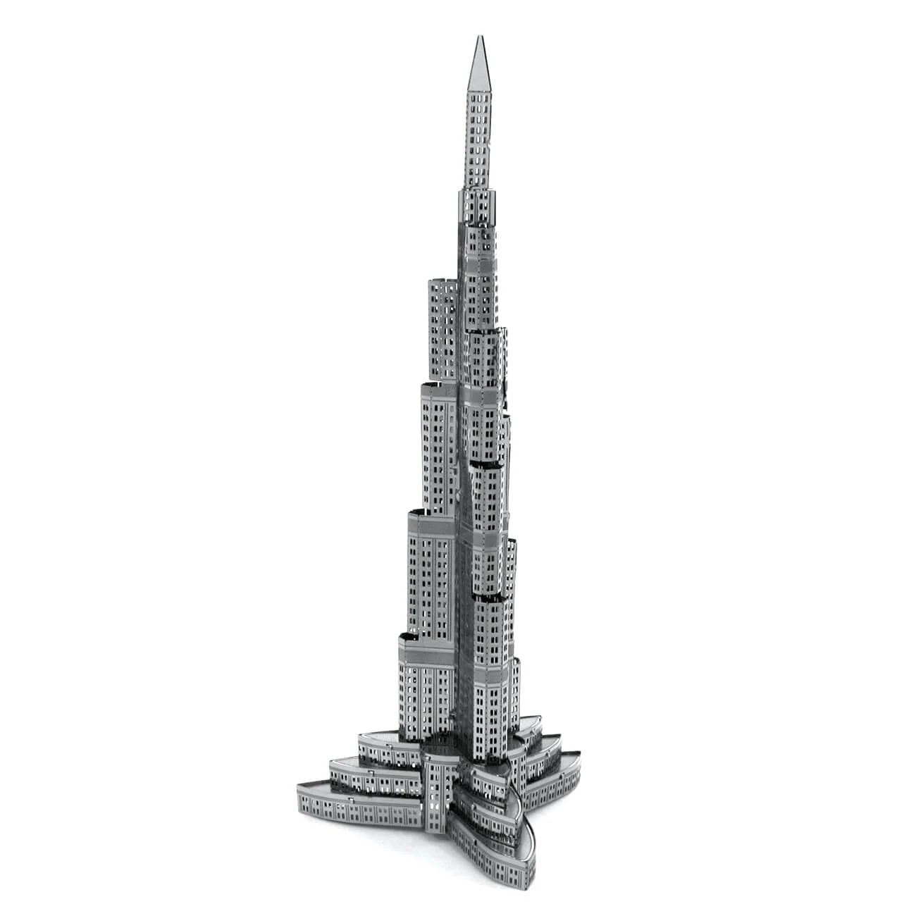 sticky Metal Earth Burj Khalifa torony - lézervágott acél makettező szett