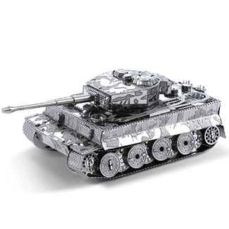 sticky Metal Earth Tiger 1 Tank - lézervágott acél makettező szett