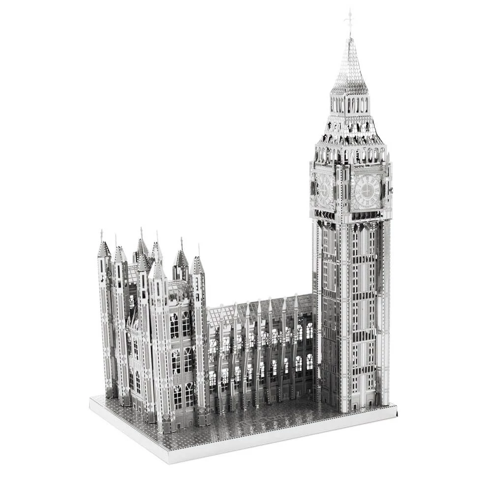 sticky Metal Earth ICONX Big Ben - nagyméretű lézervágott acél makettező szett