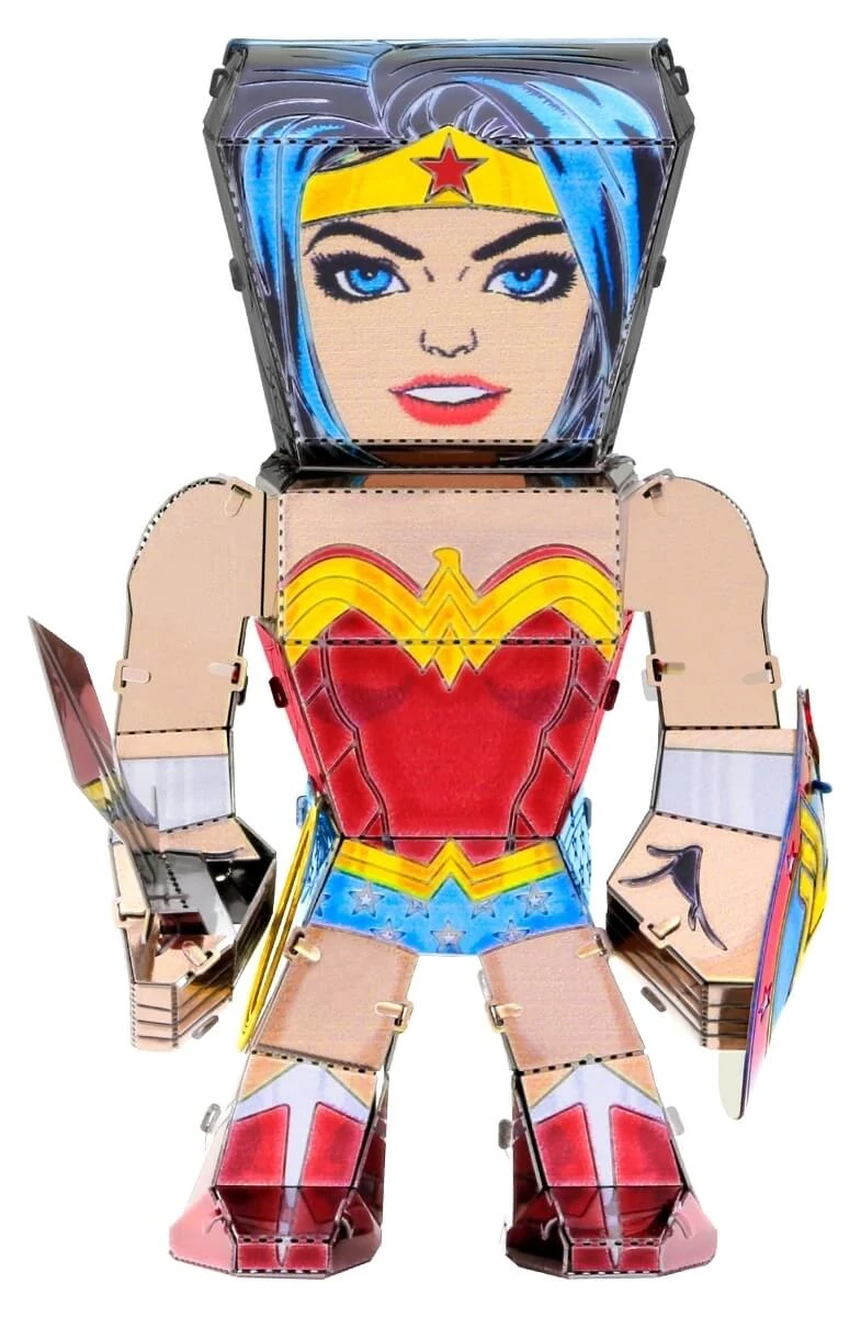 sticky Metal Earth DC Igazság Ligája - Wonder Woman mini modell - lézervágott acél makettező szett