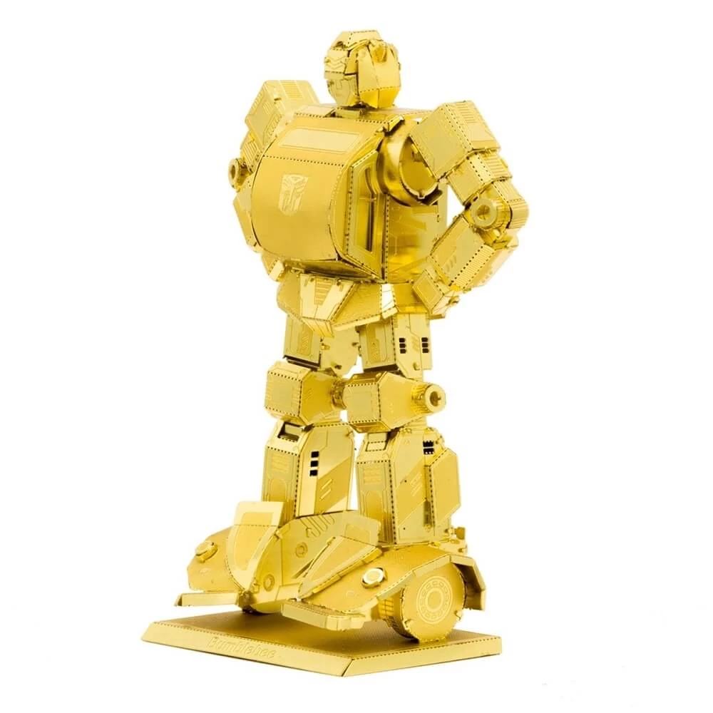 sticky Metal Earth Transformers Bumblebee arany - lézervágott acél makettező szett