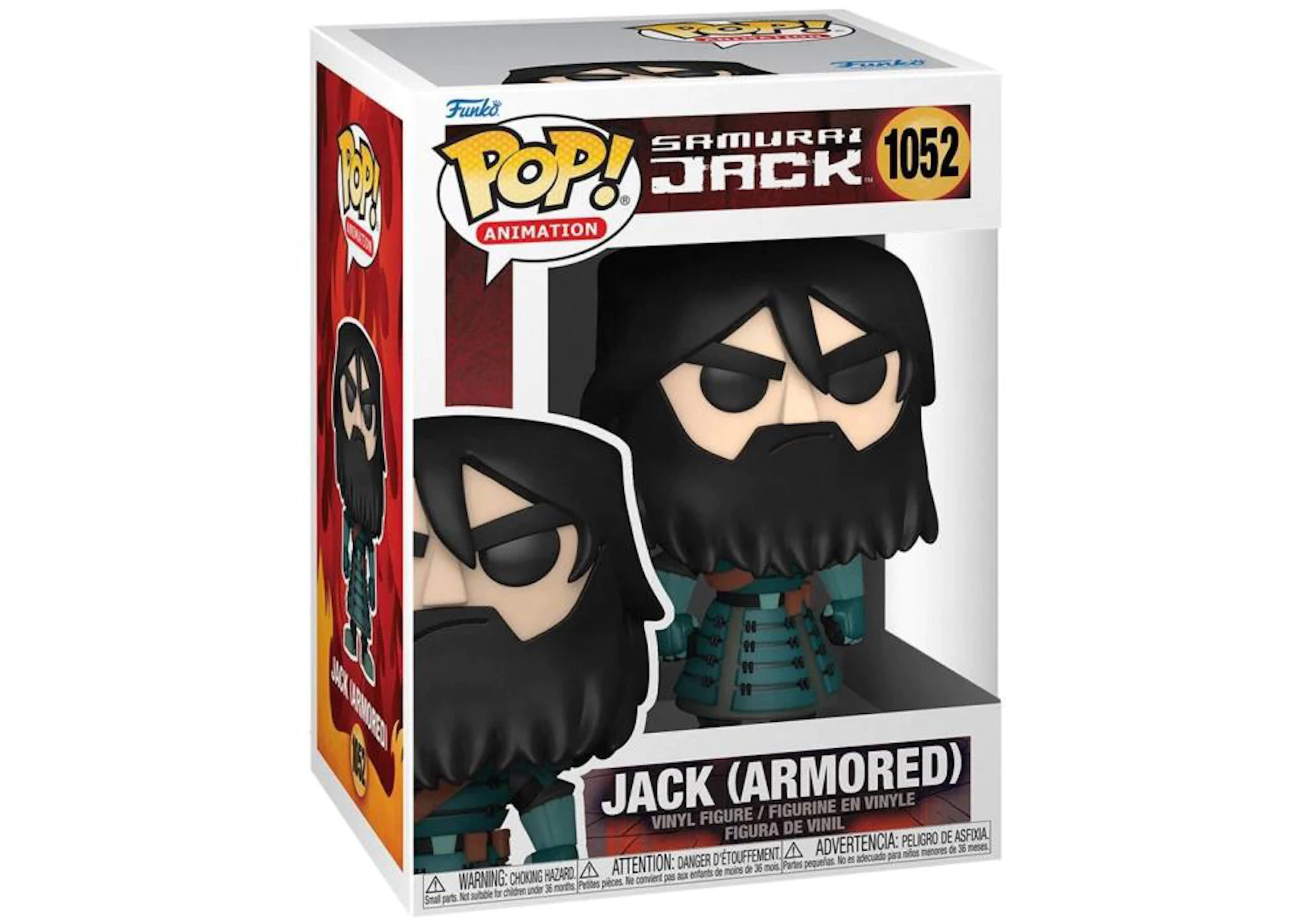 sticky Funko POP! Animation: Samurai Jack - Jack (Armored) figura #1052