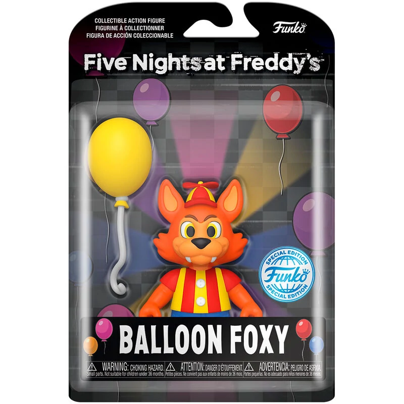 sticky Funko Action Figure: Five Nights At Freddy's - Balloon Foxy figura