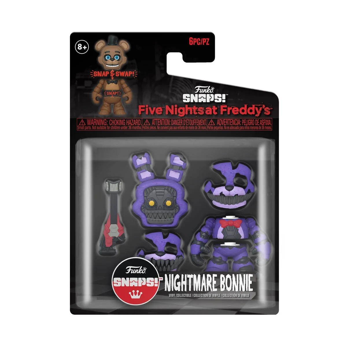 sticky Five Nights At Freddy's Snap: Nightmare Bonnie minifigura