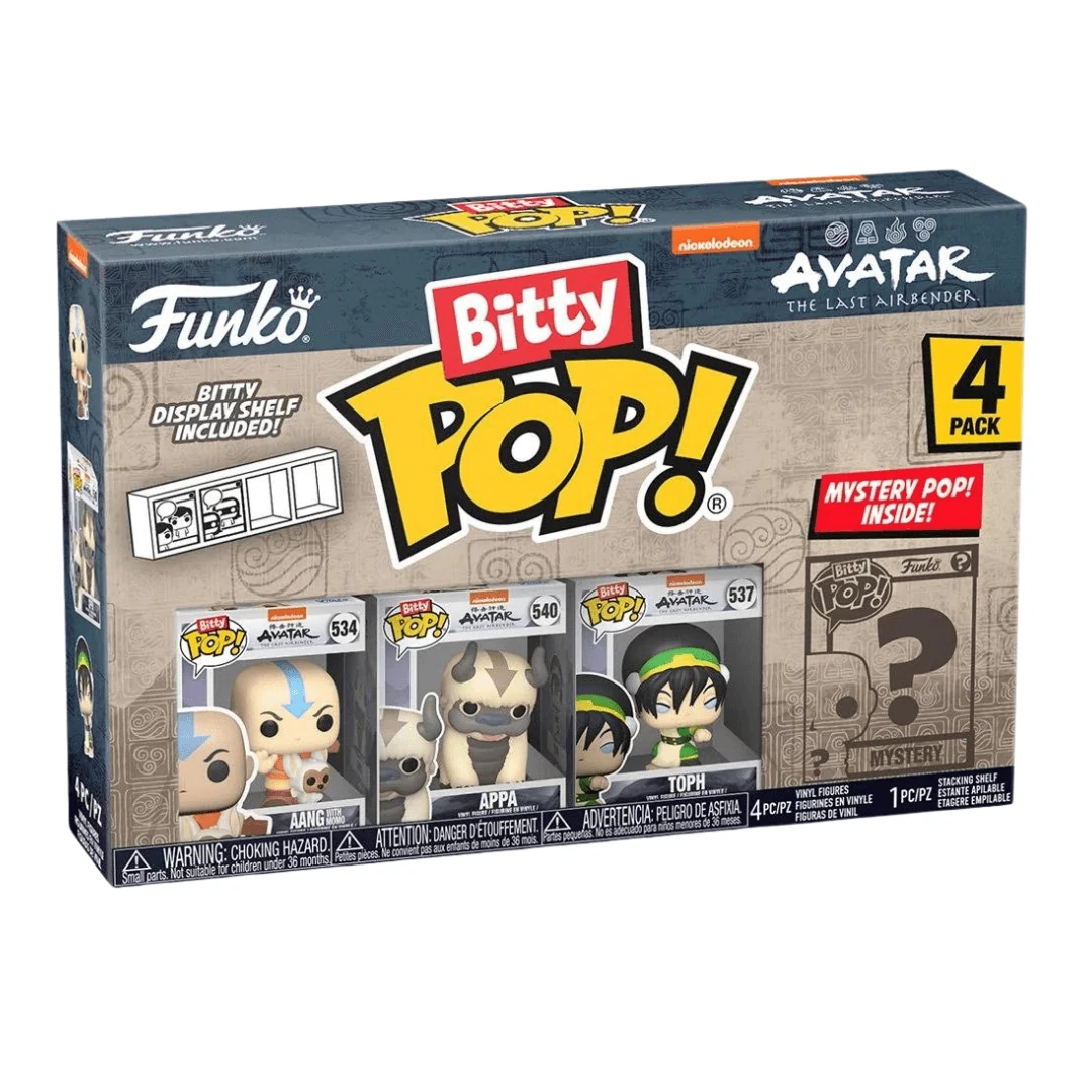 sticky Funko Bitty POP! Avatar: The Last Airbender - Aang 4PK figura