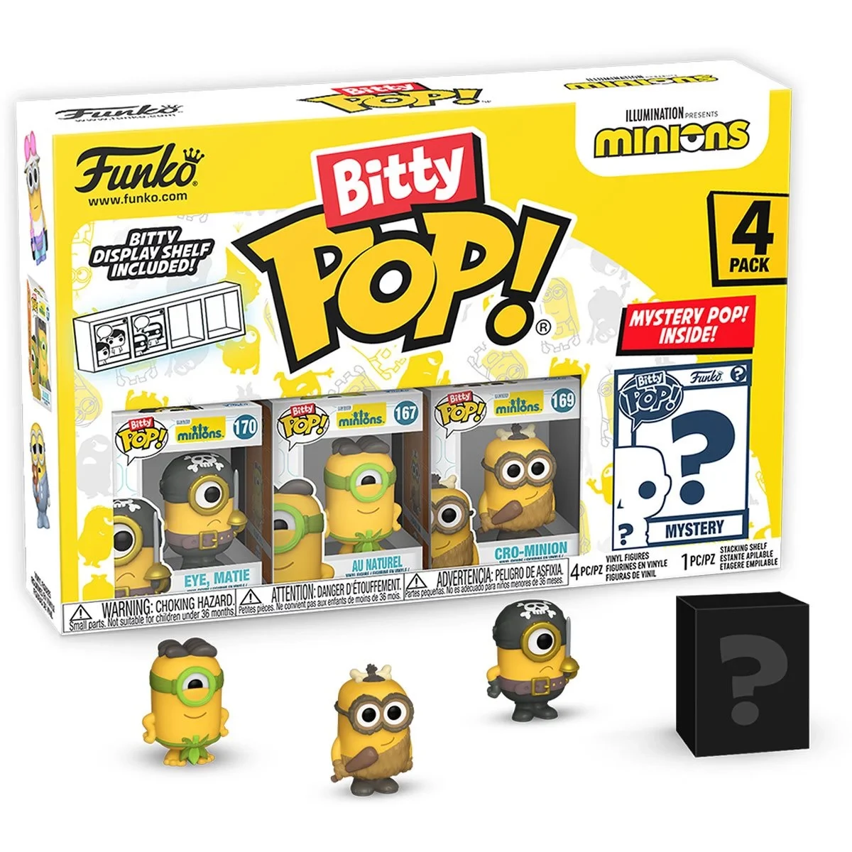 sticky Funko Bitty POP! Minions - Eye Matie 4PK figura