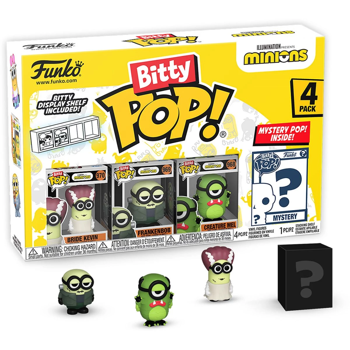 sticky Funko Bitty POP! Minions - Frankenbob 4PK figura