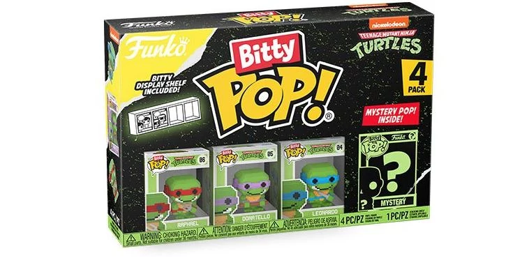 sticky Funko Bitty POP! Teenage Mutant Ninja Turtles - 8-bit figura