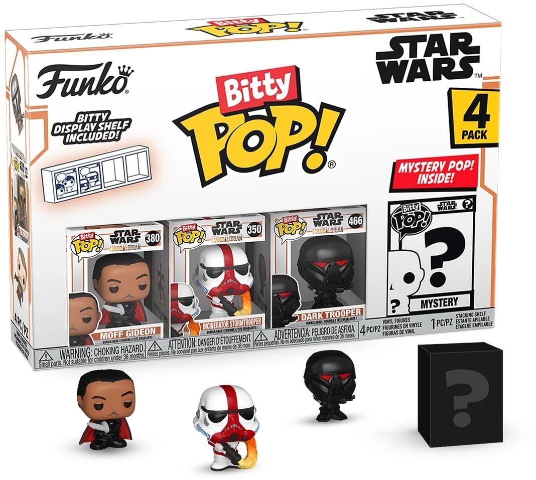 sticky Funko Bitty POP! Star Wars: Mandalorian - Moff Gideon 4PK​ figura