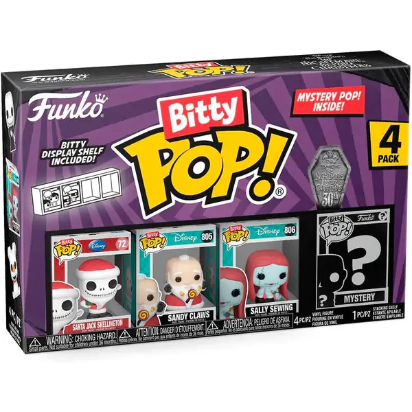 sticky Funko Bitty POP!: The Nightmare Before Christmas - Santa Jack figura