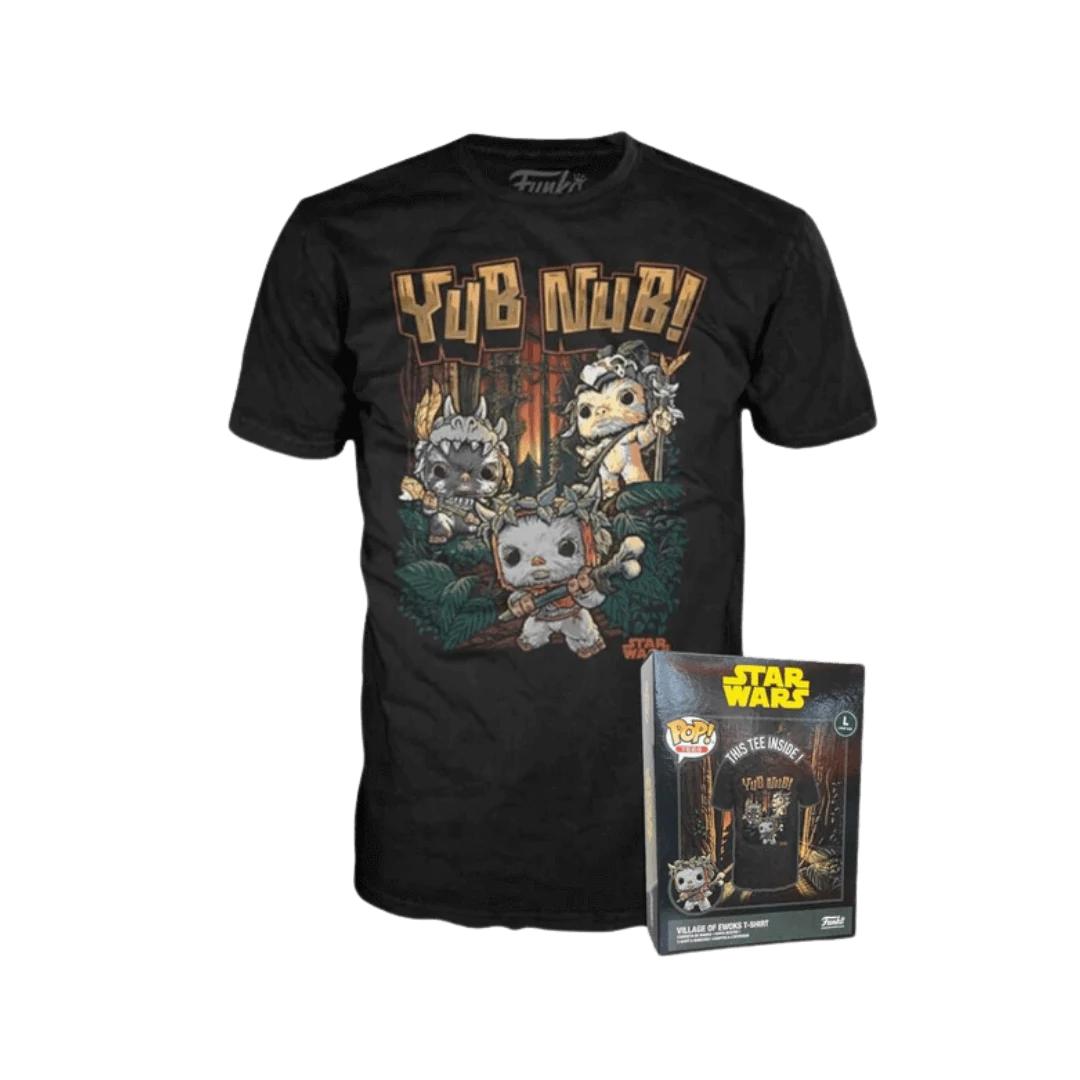 sticky Funko Tee: Star Wars - Ewok póló (XL)