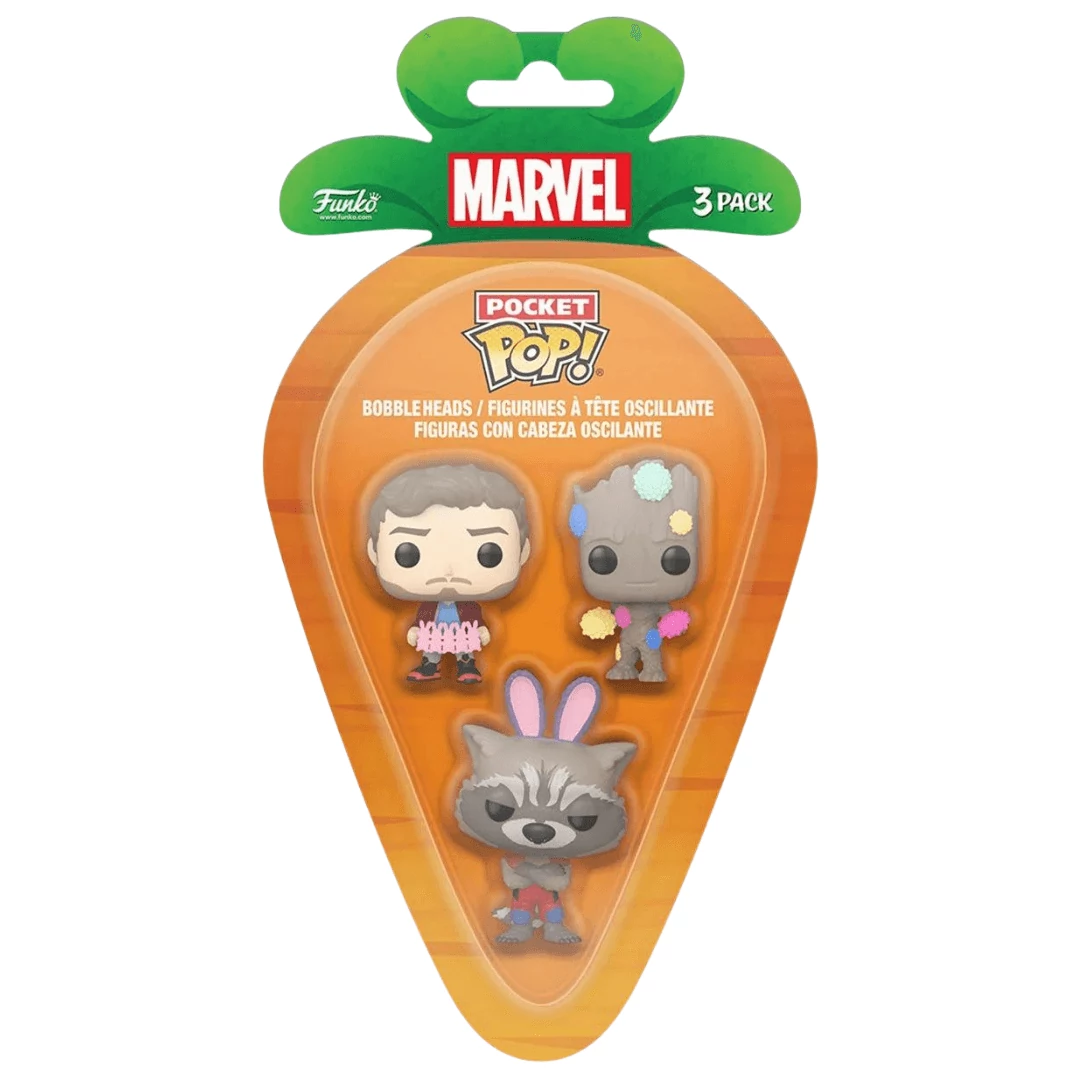 sticky Funko Carrot Pocket POP! Marvel - Guardians of the Galaxy 3PK figura