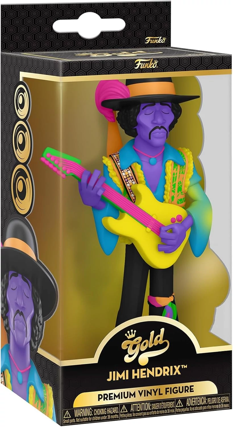 sticky Funko Gold: Jimi Hendrix (BLKLT) figura