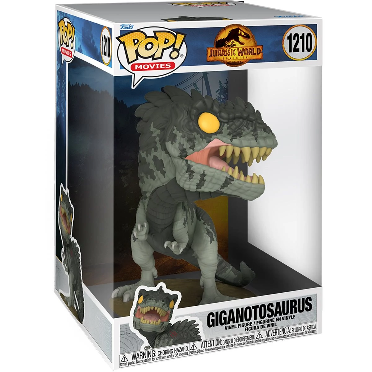 sticky Funko POP! Jumbo: Jurassic World 3 - Giganotosaurus figura #1210