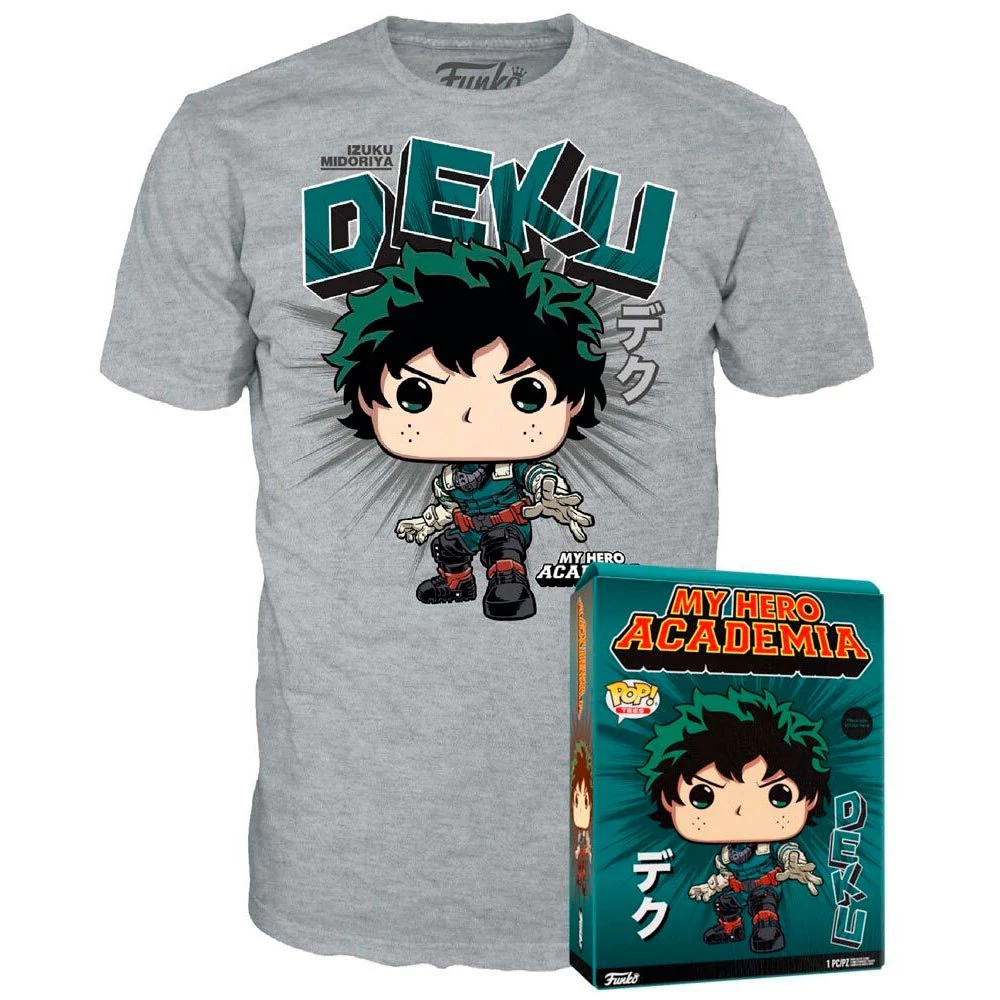 sticky Funko Tee: My Hero Academia - Deku póló (L)