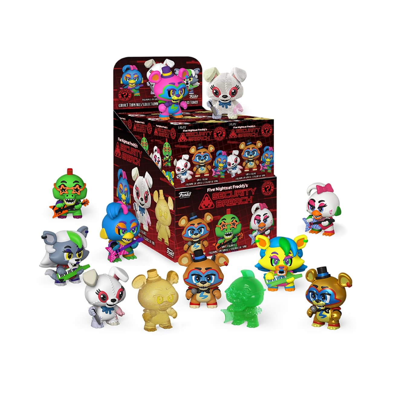 Funko Five Nights At Freddy's Fazbear Circus Mystery Minis – Schaukasten Mit 12 Blindbox-Figuren
