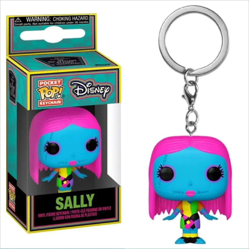 sticky Funko POP! The Nightmare Before Christmas - Sally (Blacklight) kulcstartó