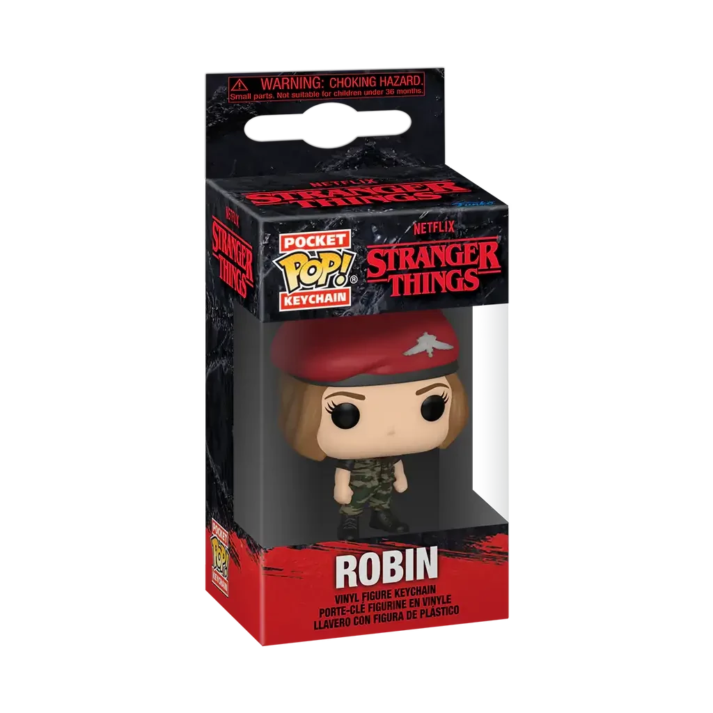 sticky Funko Pop! Stranger Things S4 S2 - Hunter Robin kulcstartó