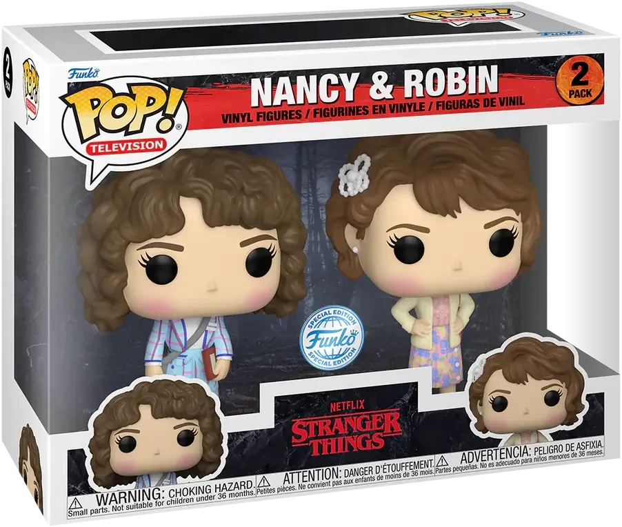 sticky Funko Pop! 2-Pack Television: Stranger Things - Nancy & Robin figura