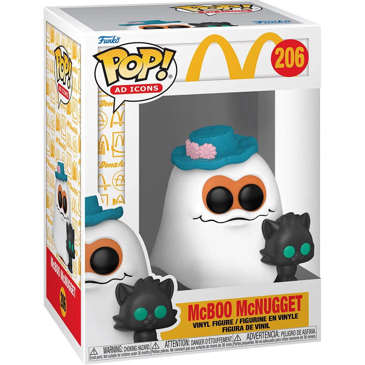 sticky Funko POP! Ad Icons: McDonalds - McBoo McNugget (ghost) figura