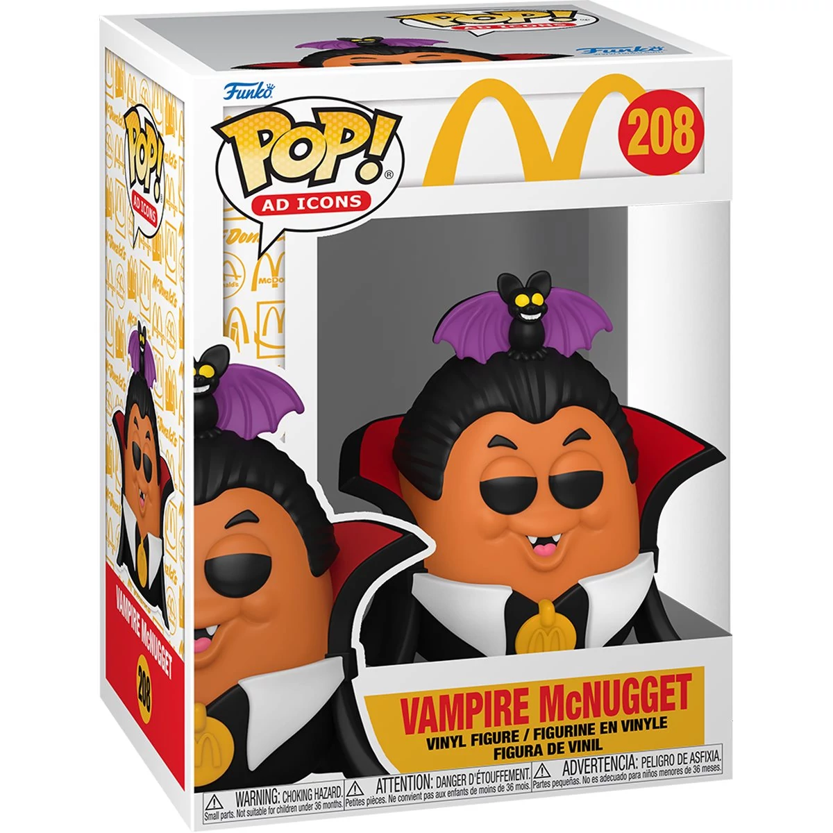 sticky Funko POP! Ad Icons: McDonalds - Vampire McNugget figura