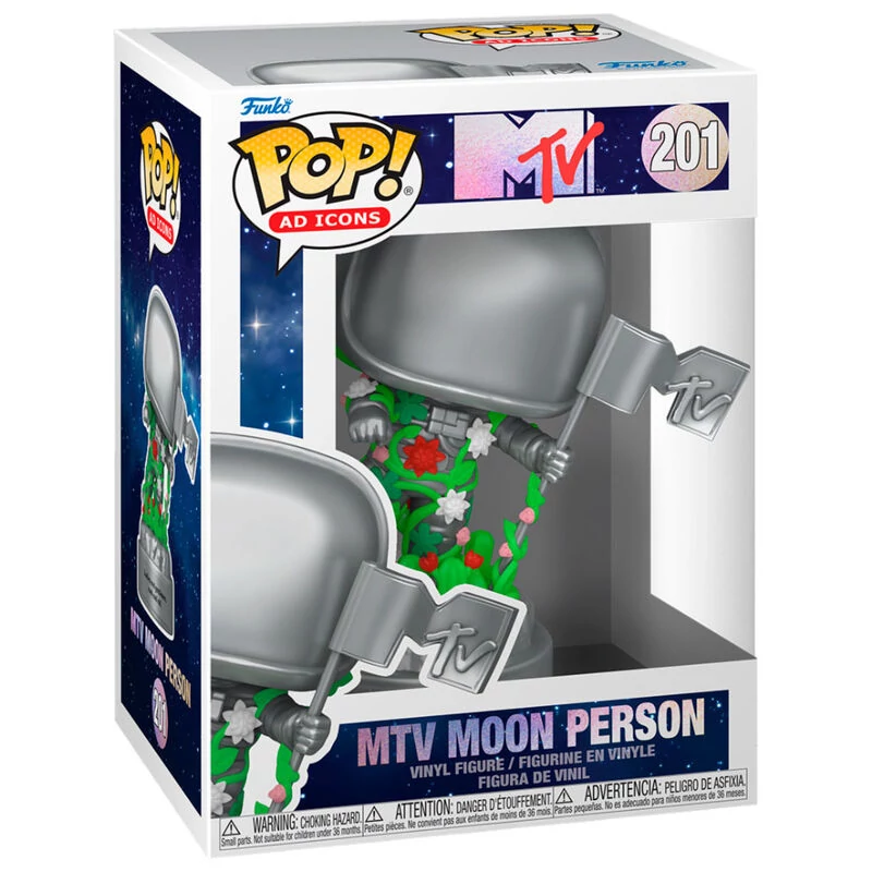 sticky Funko POP! Ad Icons: MTV 40th - Moon Person figura