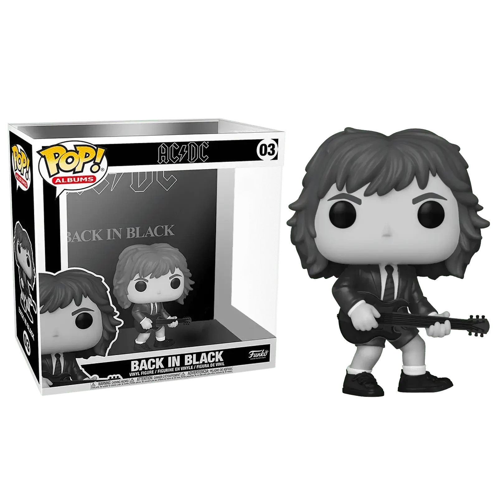 sticky Funko POP! Albums: AC/DC - Back in Black (B&W) figura