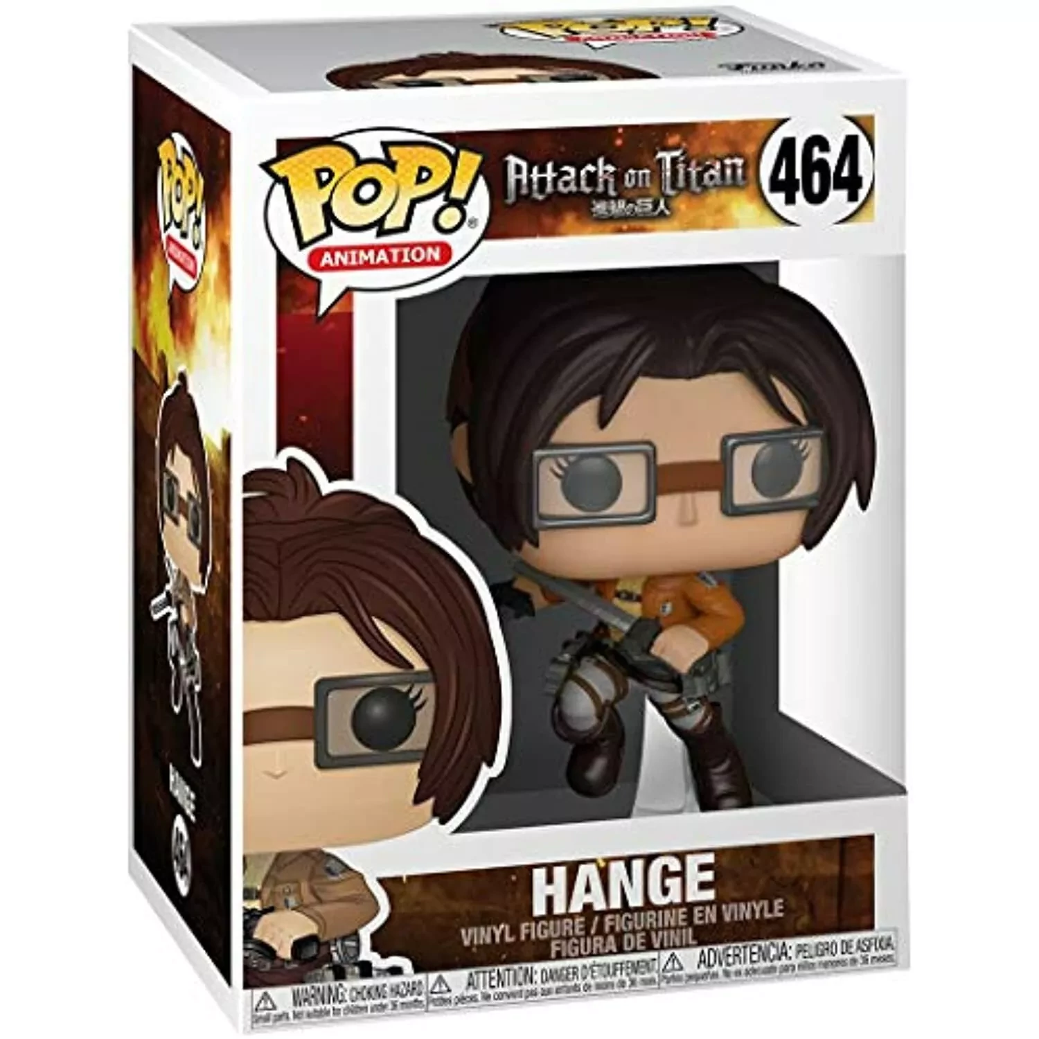 sticky Funko POP! Animation: Attack on Titan - Hange figura #464