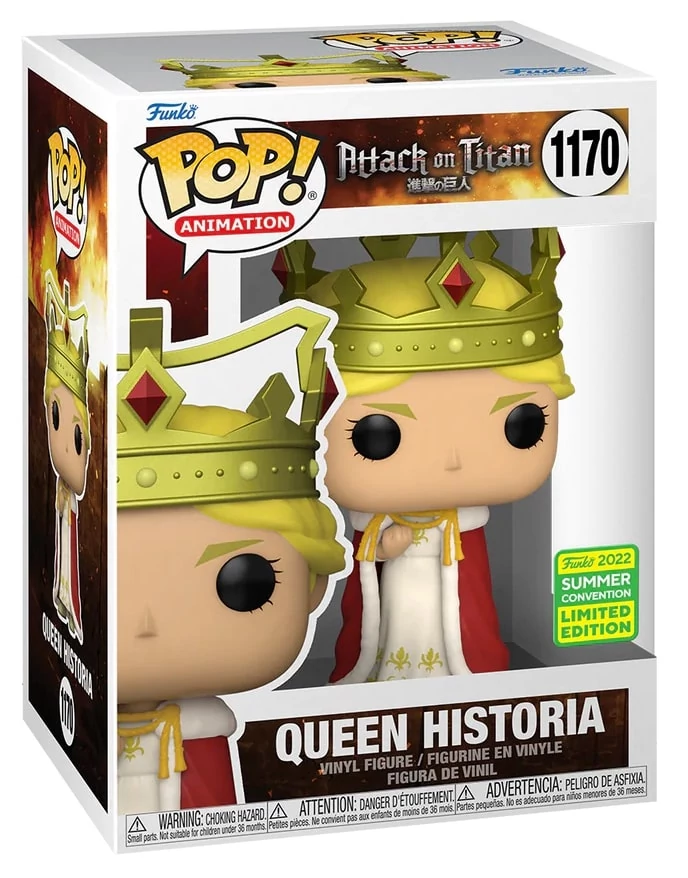 sticky Funko Pop! Animation: Attack on Titan - Queen Historia figura #1170