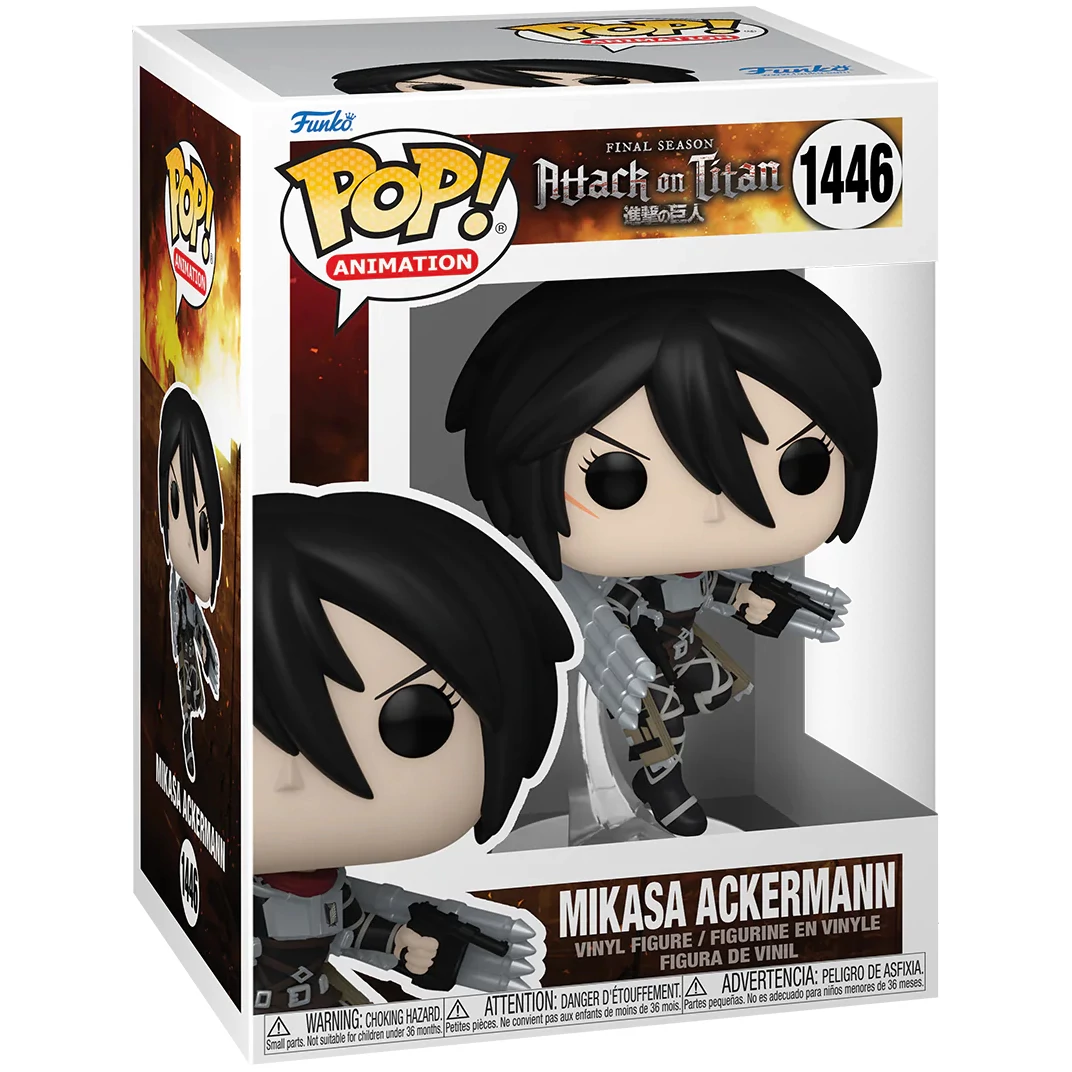 sticky Funko POP! Animation: Attack on Titan S3 - Mikasa Ackermann figura #1166