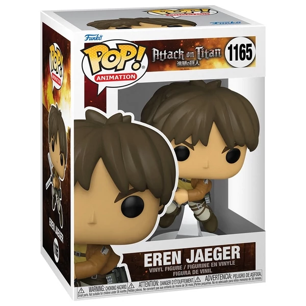 sticky Funko POP! Animation: Attack on Titan S4 - Eren Jaeger figura #1165