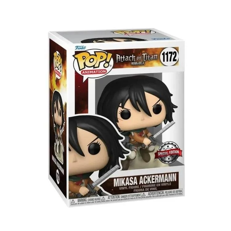 sticky Funko Pop! Animation: Attack on Titan S4 - Mikasa Ackermann figura #1172