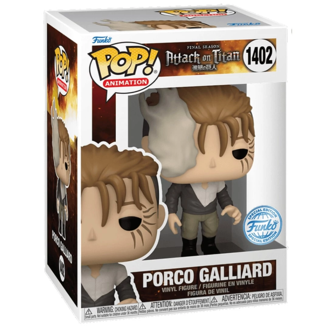 sticky Funko POP! Animation: Attack on Titan S4 - Porco Galliard (SE) #1402 figura