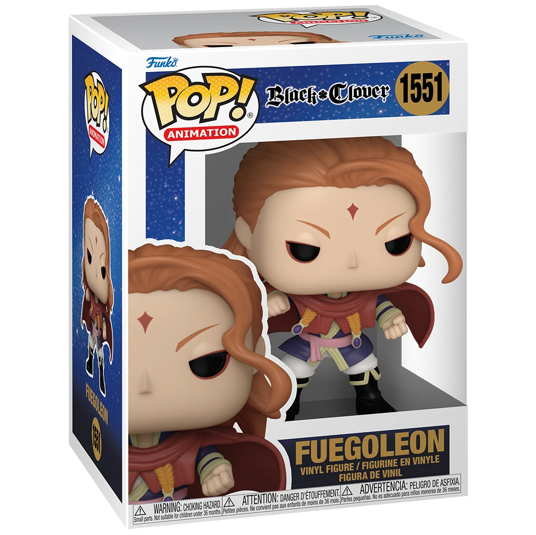 sticky Funko POP! Animation: Black Clover - Fuegoleon figura #1551