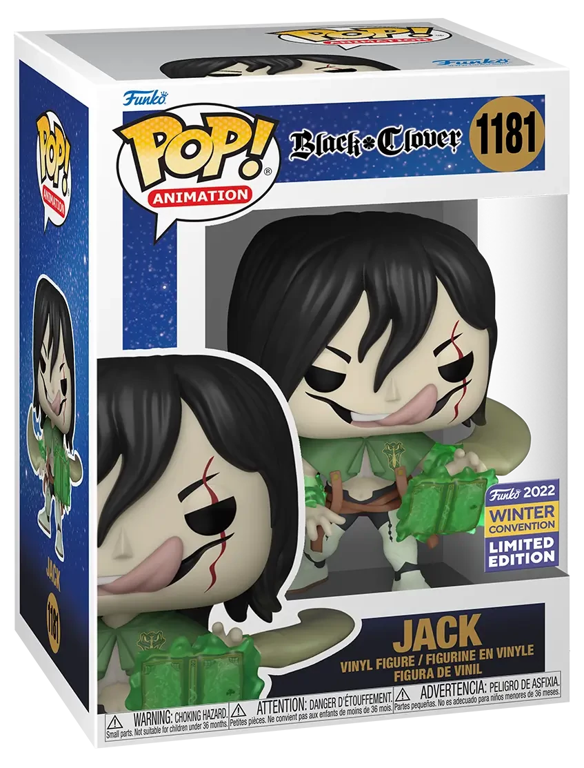 sticky Funko POP! Animation: Black Clover - Jack(Ripper) figura #1181