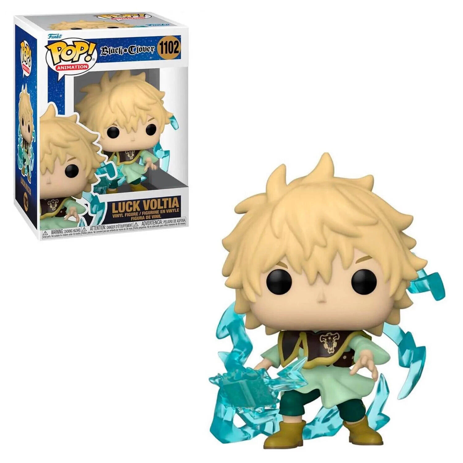 sticky Funko Pop! Animation: Black Clover - Luck Voltia figura #1102