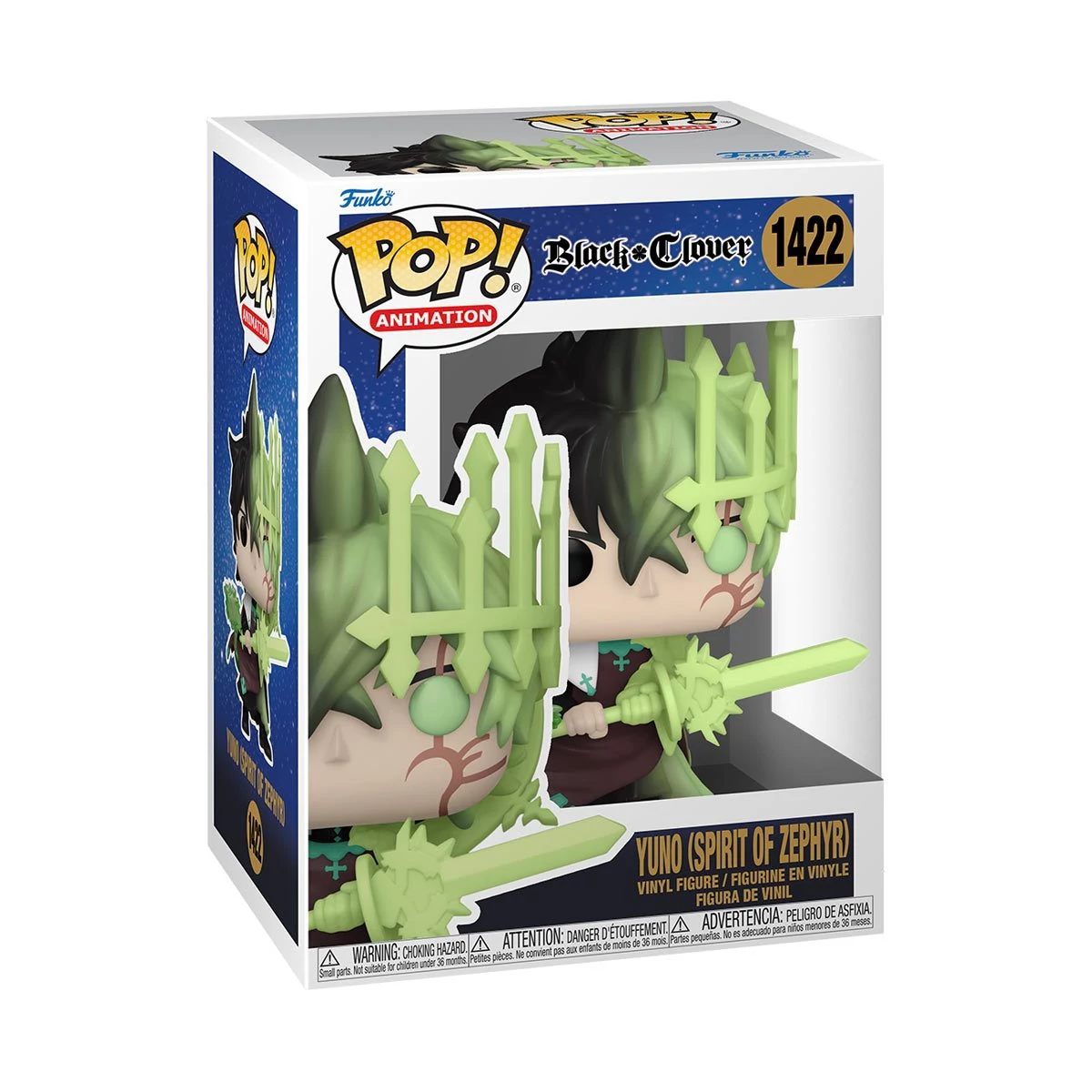 sticky Funko POP! Animation: Black Clover - Yuno (Zephyr) figura