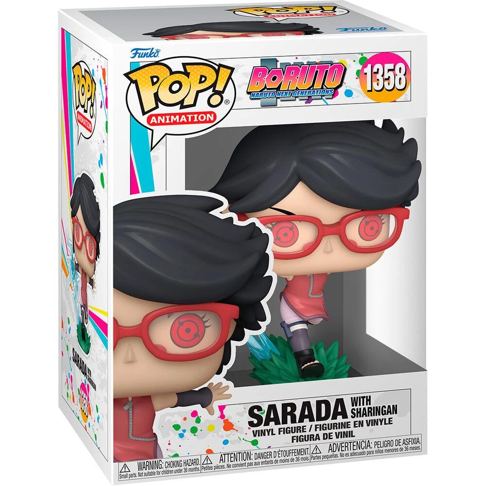 sticky Funko POP! Animation: Boruto - Sarada w/Sharingan figura