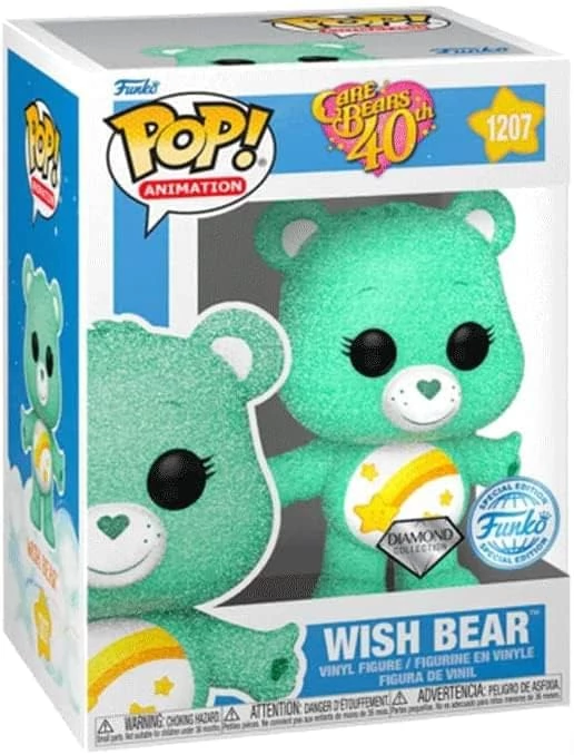 sticky Funko Pop! Animation: Care Bears 40th Anniversary - Wish Bear #1207