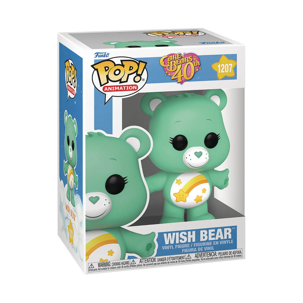 sticky Funko Pop! Animation: Care Bears 40th Anniversary - Wish Bear figura #1207